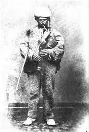 Alphonse Gheux, gefotografeerd te Ronse tijdens de Fiertel 1885
